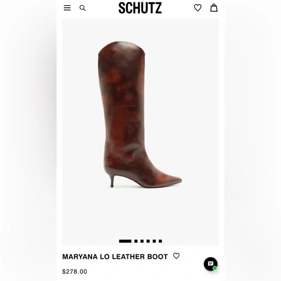 SCHUTZ Maryana Lo Brown Boot - Picture 1 of 9